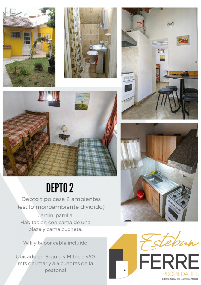 2 CHALETS + 3 DEPARTAMENTOS EN VENTA EN SAN BERNARDO