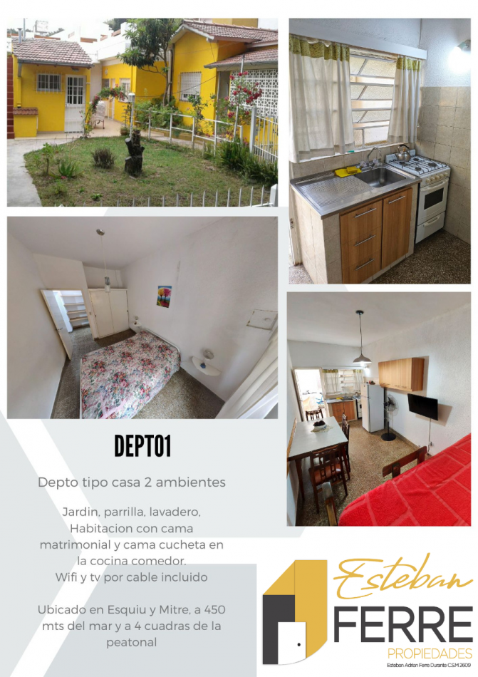 2 CHALETS + 3 DEPARTAMENTOS EN VENTA EN SAN BERNARDO