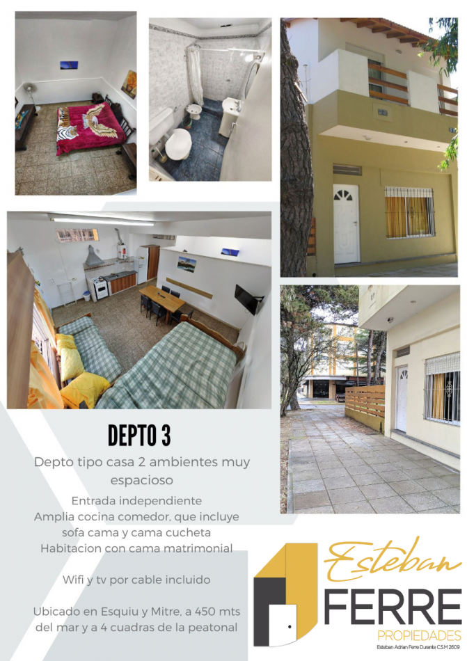 2 CHALETS + 3 DEPARTAMENTOS EN VENTA EN SAN BERNARDO